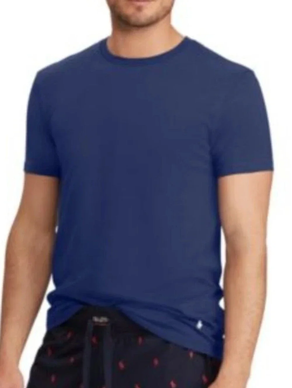POLO Ralph Lauren Classic Fit Wicking Crewneck Undershirt in Blue Men's S